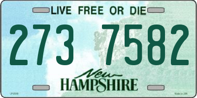 NH license plate 2737582