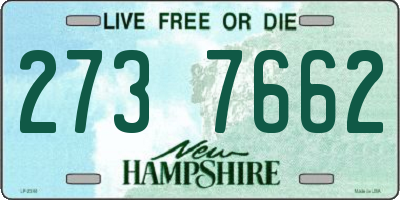NH license plate 2737662
