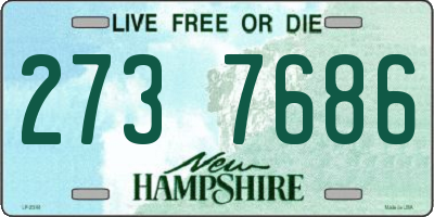 NH license plate 2737686