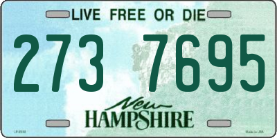 NH license plate 2737695