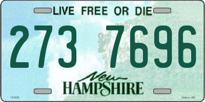 NH license plate 2737696