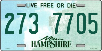 NH license plate 2737705