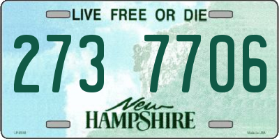 NH license plate 2737706