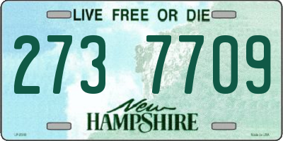 NH license plate 2737709