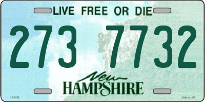 NH license plate 2737732