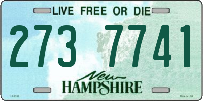NH license plate 2737741