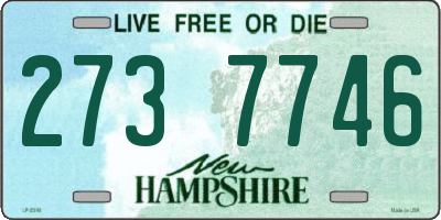 NH license plate 2737746