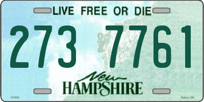 NH license plate 2737761