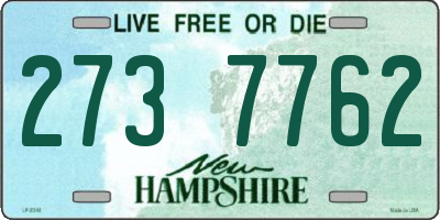 NH license plate 2737762