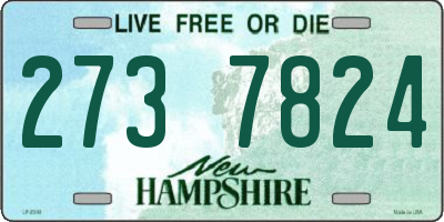 NH license plate 2737824