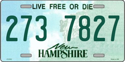 NH license plate 2737827