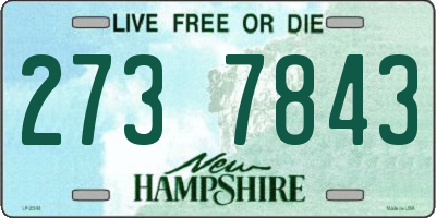 NH license plate 2737843