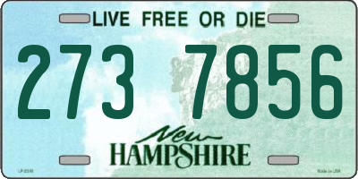 NH license plate 2737856