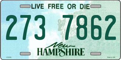 NH license plate 2737862