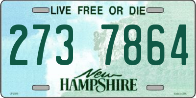NH license plate 2737864