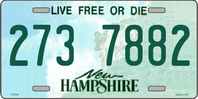NH license plate 2737882