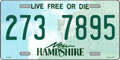 NH license plate 2737895