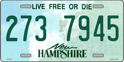 NH license plate 2737945