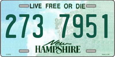 NH license plate 2737951