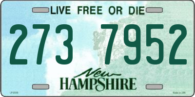 NH license plate 2737952
