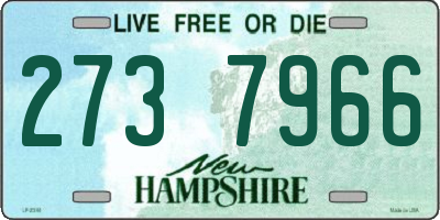 NH license plate 2737966