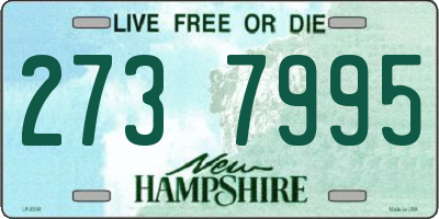 NH license plate 2737995