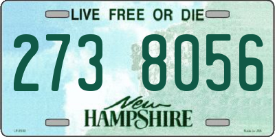 NH license plate 2738056