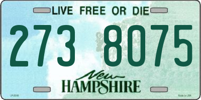 NH license plate 2738075