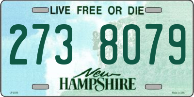 NH license plate 2738079