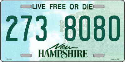 NH license plate 2738080