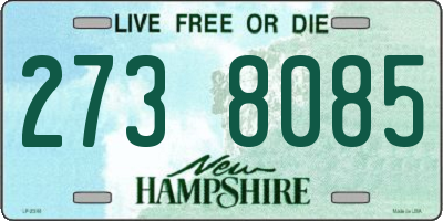 NH license plate 2738085