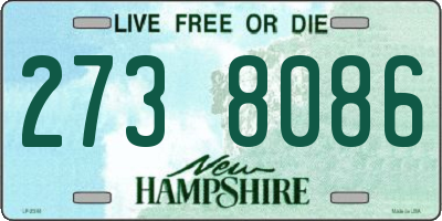 NH license plate 2738086