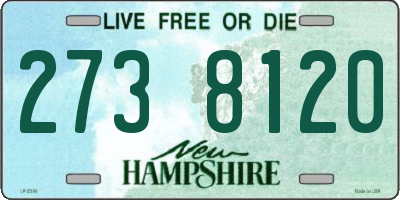 NH license plate 2738120