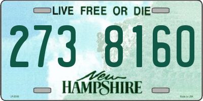 NH license plate 2738160