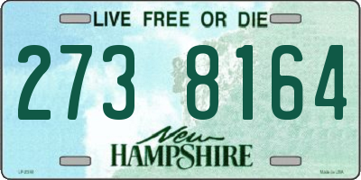 NH license plate 2738164