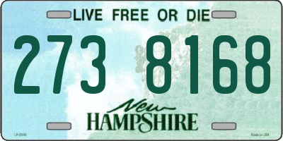 NH license plate 2738168