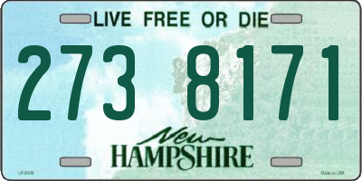 NH license plate 2738171