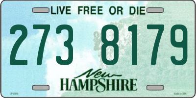 NH license plate 2738179