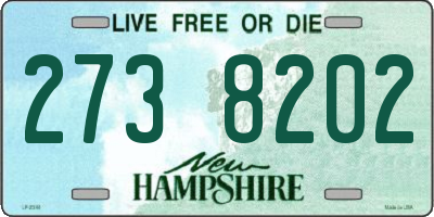 NH license plate 2738202