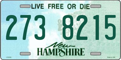 NH license plate 2738215