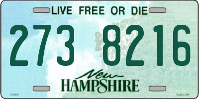 NH license plate 2738216