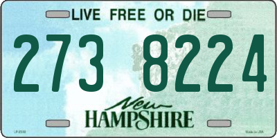 NH license plate 2738224