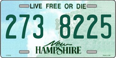 NH license plate 2738225