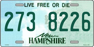 NH license plate 2738226