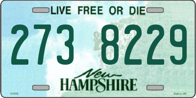 NH license plate 2738229