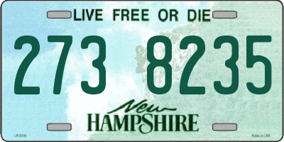 NH license plate 2738235