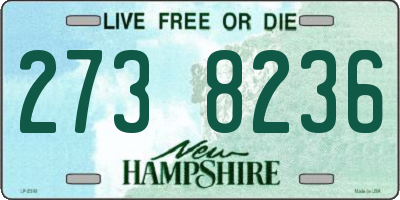 NH license plate 2738236