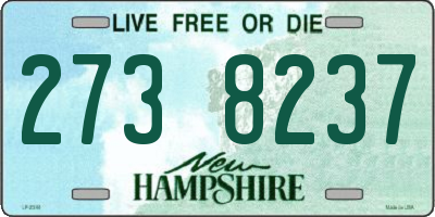 NH license plate 2738237