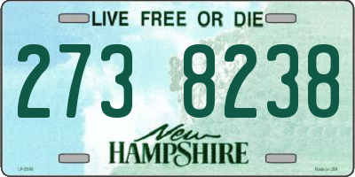 NH license plate 2738238