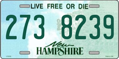 NH license plate 2738239